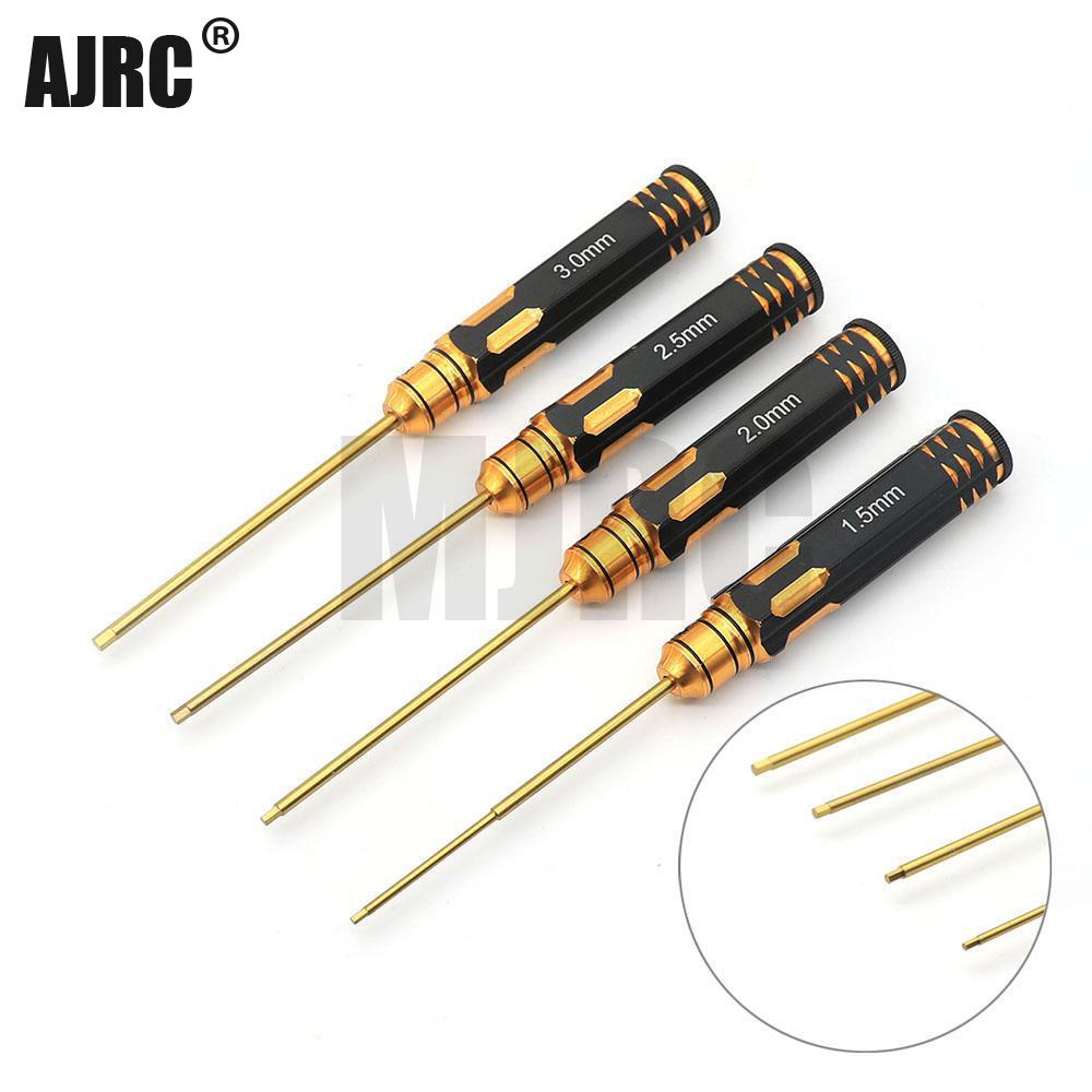 Rc Hobby Tool Kit - Ajrc 4 stks/set Titanium Plating 1.5/2/2.5/3mm