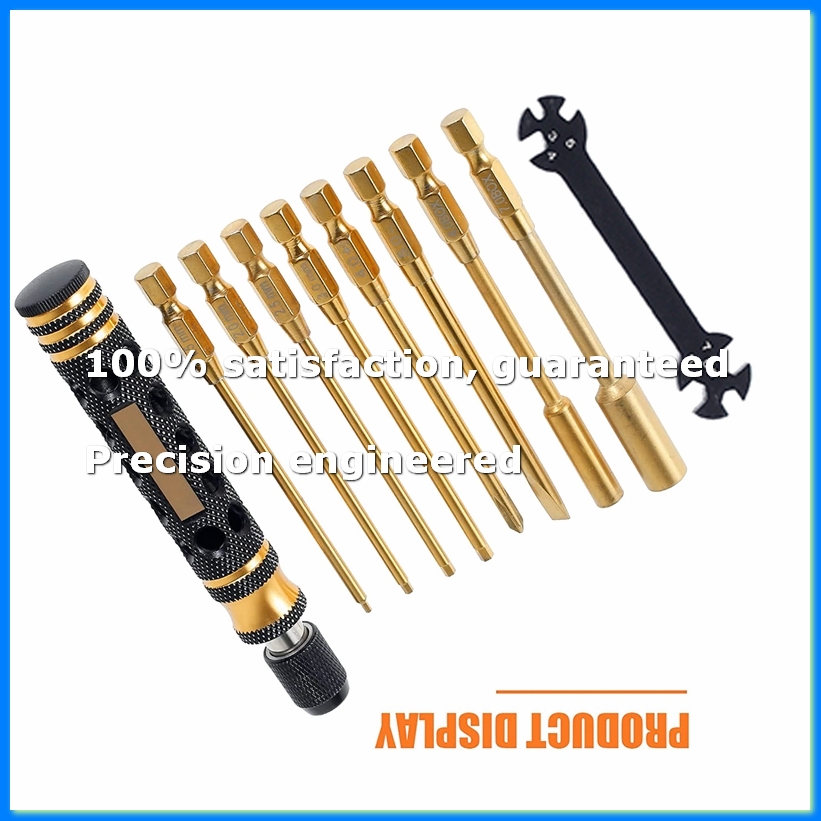 Rc Hobby Tool Kit - 9-in-1 RC gereedschapsset, RC auto gereedschapsset