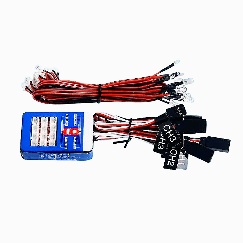Rc Hobby Tech Bali - Tamiya afstandsbediening modelauto 12 LED-lichtgroep Drieweg