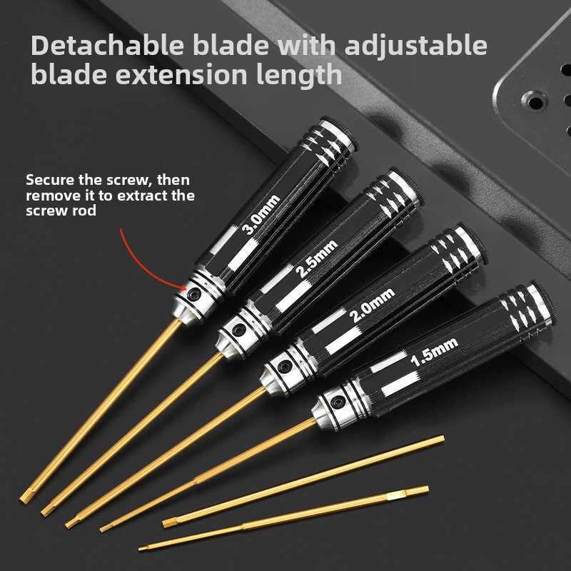 HSS/TiCN Hex-schroevendraaiers - Rc Hobby Tool Kit recensie en prijs