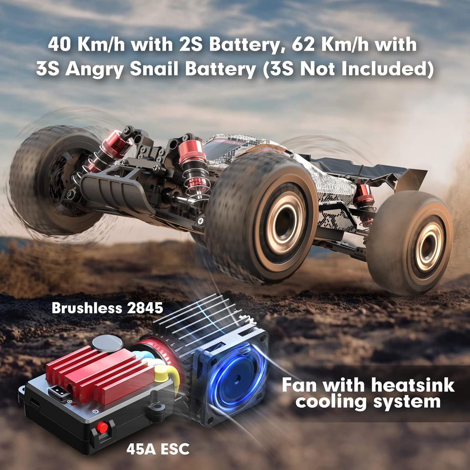 1/16 Schaal RTR Brushless RC B - Rc Hobby Grade Truck recensie en prijs
