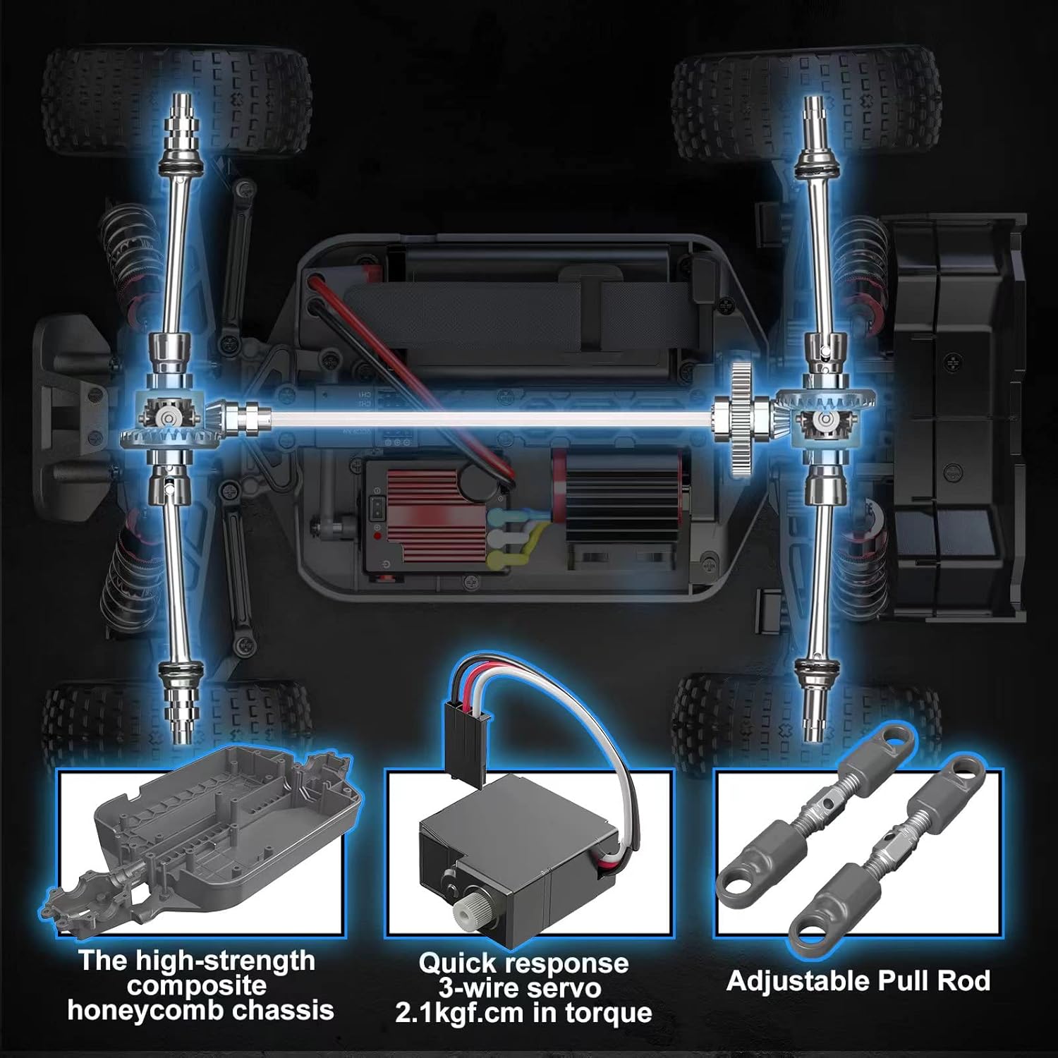 1/16 Schaal RTR Brushless RC B - Rc Hobby Grade Truck recensie en prijs
