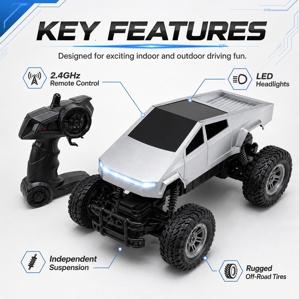 1:18 RC auto met afstandsbedie - Rc Hobby Grade Truck recensie en prijs