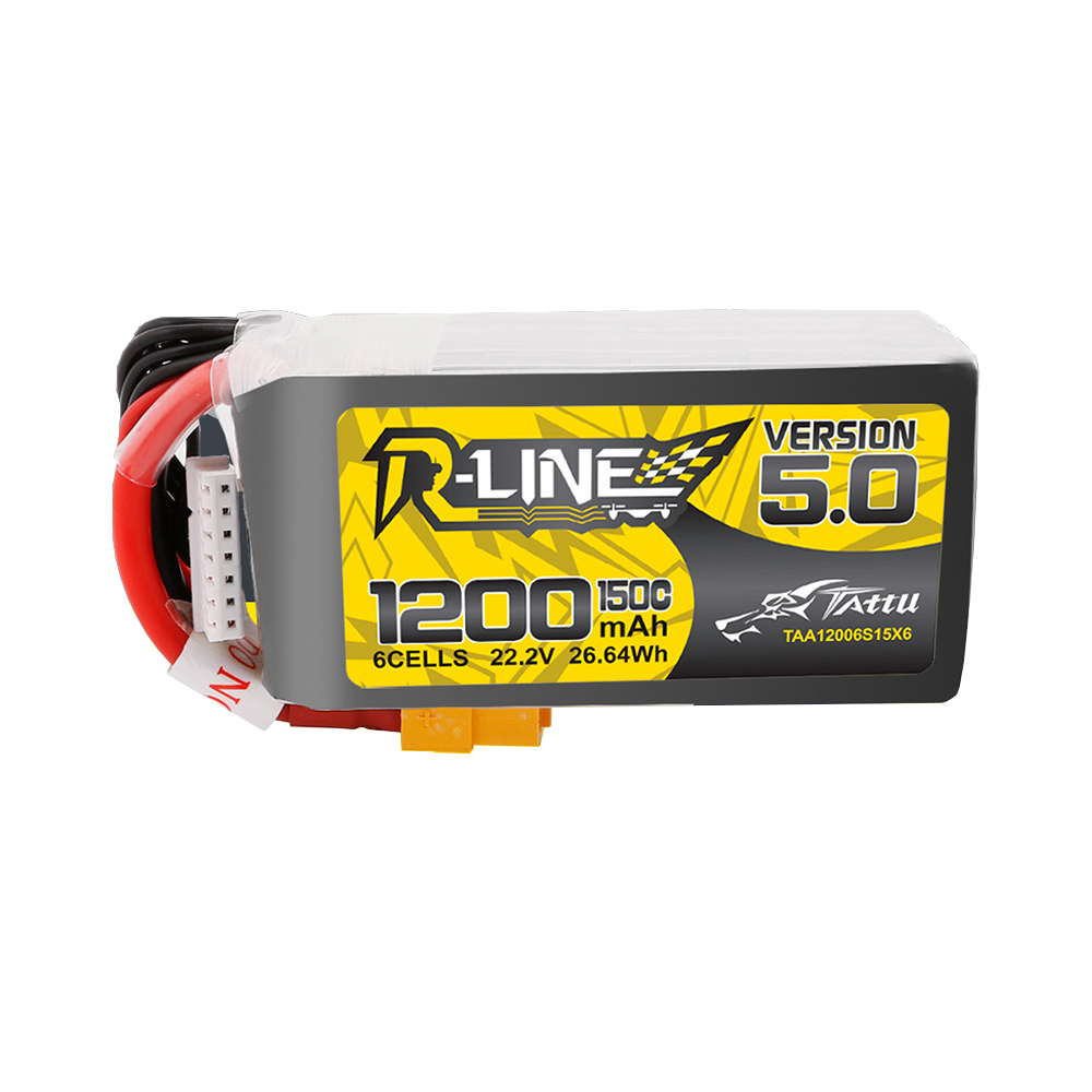 TATTU R-LINE 5.0 22.2V 1200mAh - Rc Hobby Line recensie en prijs