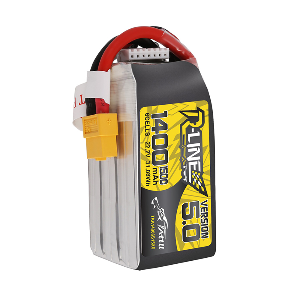 TATTU R-LINE 5.0 22.2V 1200mAh - Rc Hobby Line recensie en prijs